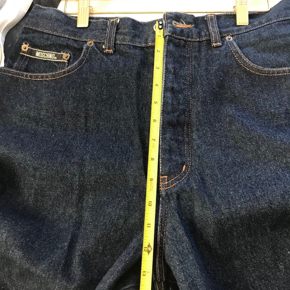 LIKE NEW AUTHENTIC VINTAGE MOSCHINO WIDE LEG JEANS - Picture 11 of 11